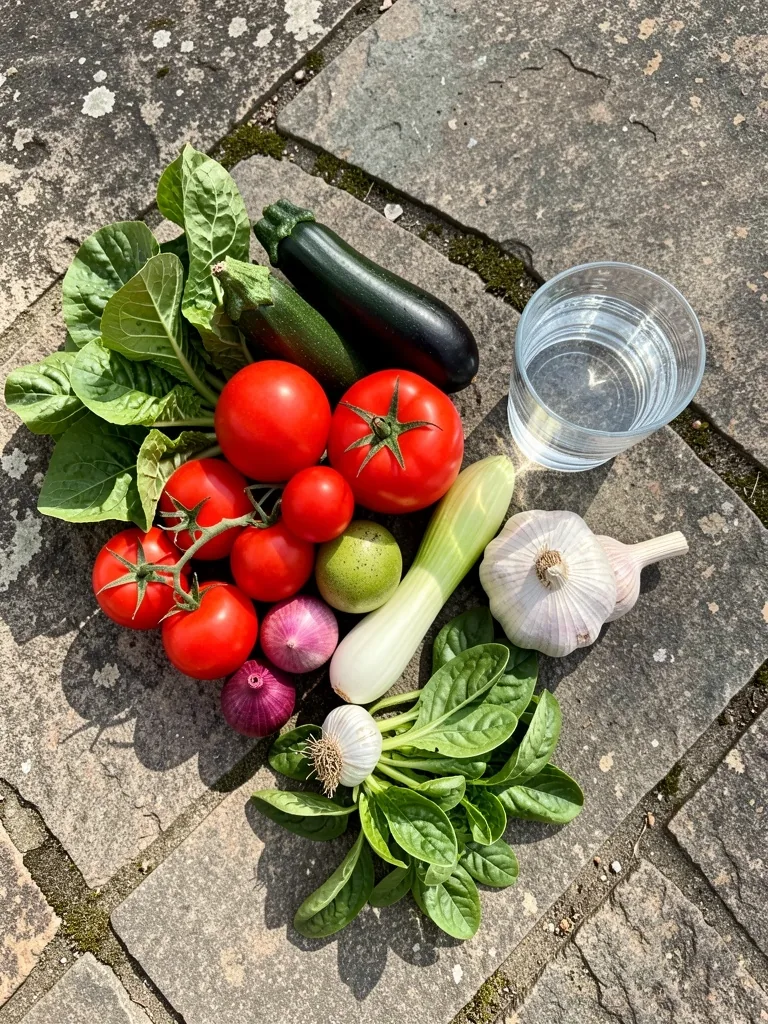 Vegetales frescos para deporte
